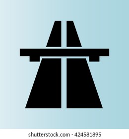 Motorway. Highway sign