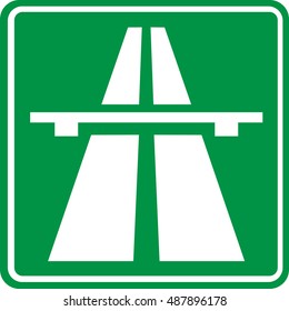 motorway sign