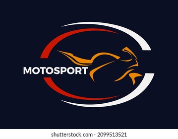 Motosport Logo Designs Inspiration. Motorcycle Logo.