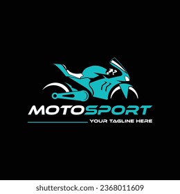  Motosport logo template, Perfect logo for racing teams, motorbike dealers and motorcycle lovers