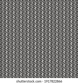Mottled canvas with a striped pattern. Upholstery texture. Graphics in black and white.