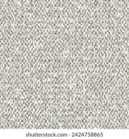 Mottled gray blanket made of wool. Detail, rustic cloth texture. Fragment of a rough woolen fabric. Vector seamless.