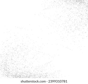 Mottled grunge texture. Monochromatic background with small spots, fibers, noise and grain. Use this template for overlay, backgrounds. Vector illustrations.