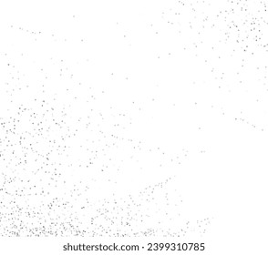 Mottled grunge texture. Monochromatic background with small spots, fibers, noise and grain. Use this template for overlay, backgrounds. Vector illustrations.