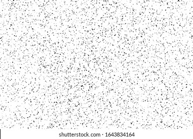 Mottled grunge texture with small noise and grain. Overlay template. Vector illustration