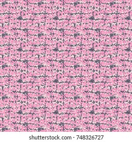 Mottled knit texture in pink and indigo. Textile pattern.  Abstract vector.