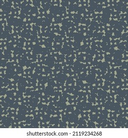 Das Muster in dunkelblauen und grauen Tönen. Textildesign.
