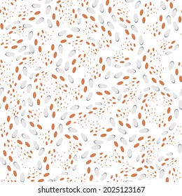 a mottled pattern of a spot brown-gray fashionable colors that look like animal footprints