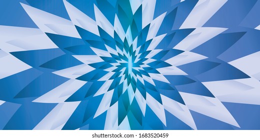 Ein helles Muster in Weiß und Blau. Plakatvorlage.