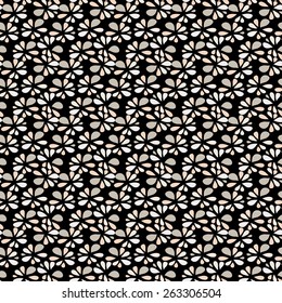 Mottled seamless pattern. Abstract background with petals elements.