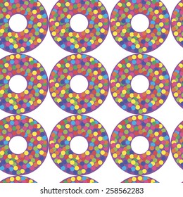 Mottled seamless pattern with circles.