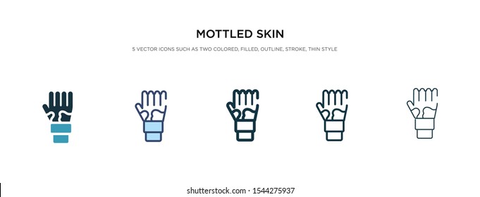 mottled skin icon in different style vector illustration. two colored and black mottled skin vector icons designed in filled, outline, line and stroke style can be used for web, mobile, ui