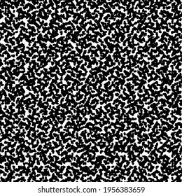 Gezapfte Struktur in Schwarz-Weiß, aus einer Mischung von Fasern. Reiche Stricktextur. 
