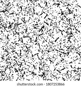 Gezapfte Oberfläche auf Schwarz-Weiß. Geeignet für Tapete, Fliesen oder Linoleum.
