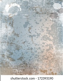  A mottled and textured paper background with a grunge edge vignette and cracks.