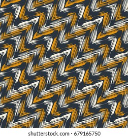 Mottled Zigzag Brushed Textured Pattern