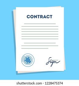 mou contract agreement memorandum of understanding legal document stamp seal