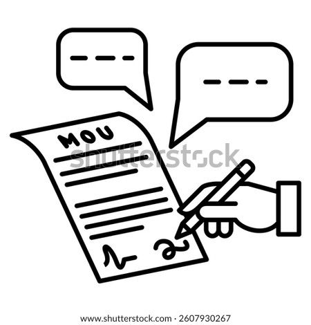 Mou icon represented by Mou simple symbol Line style.