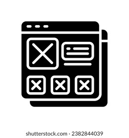 mouckup glyph icon. vector icon for your website, mobile, presentation, and logo design.