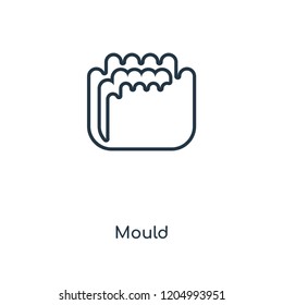 Mould concept line icon. Linear Mould concept outline symbol design. This simple element illustration can be used for web and mobile UI/UX.