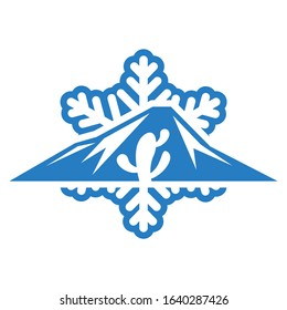 mount abstract icon logo design