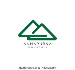 Mount Annapurna logo icon