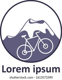 Mount Bikers Logo Vector Design