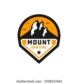 Mount Cartenz logo design in papua