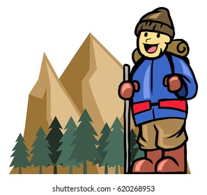 Mount Climber Boy