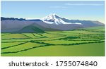 The mount Elbrus . Caucasus peak.