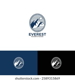 Mount Everest logo design template