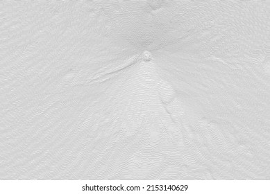 Mount Fuji 3D Topography Map, Vector Contour.