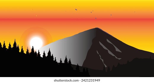 El Monte Fuji y el primer amanecer