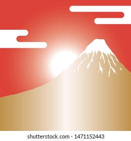 Mount Fuji is the highest mountain in Japan. Registered as a World Heritage Site.