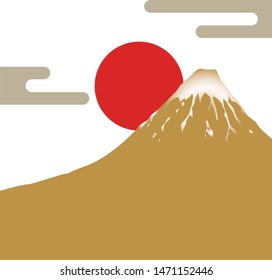 Mount Fuji is the highest mountain in Japan. Registered as a World Heritage Site.