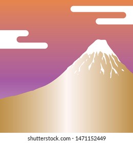 Mount Fuji is the highest mountain in Japan. Registered as a World Heritage Site.