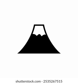 mount fuji icon sign vector