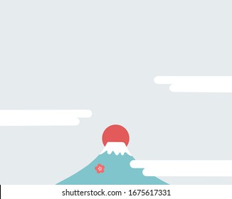 Mount Fuji Japan & Sunrise　富士山