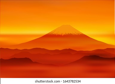 Mount Fuji Japan mountain background