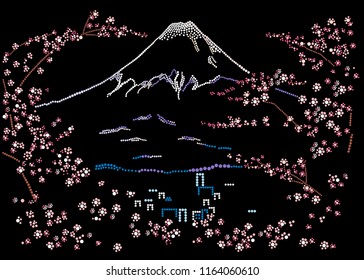 Mount Fuji in Sakura