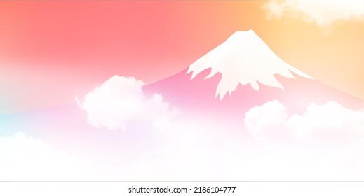 Mount Fuji Sunrise Japan Background