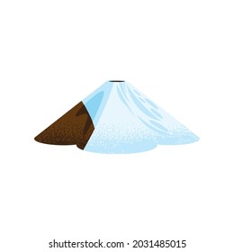 mount fuji vulcan traditional icon