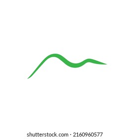 Modegrün-Logo-Design grün