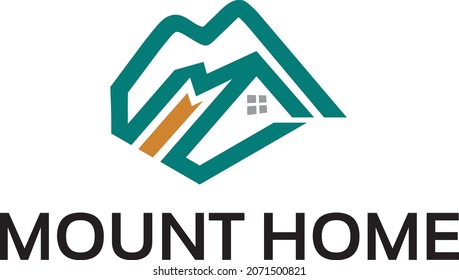 Mount Home Logo Template Stock Vector (Royalty Free) 2071500821 ...