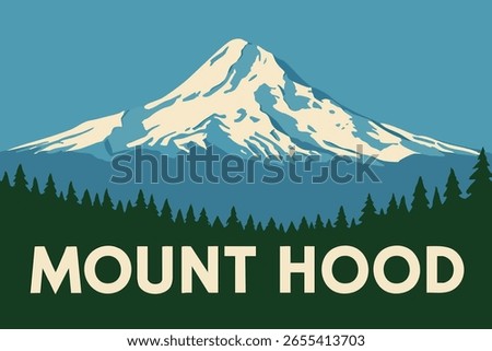 Mount Hood offers breathtaking panoramic views, where snow-capped peaks rise against a vast, rugged landscape.