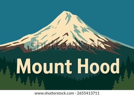 Mount Hood offers breathtaking panoramic views, where snow-capped peaks rise against a vast, rugged landscape.