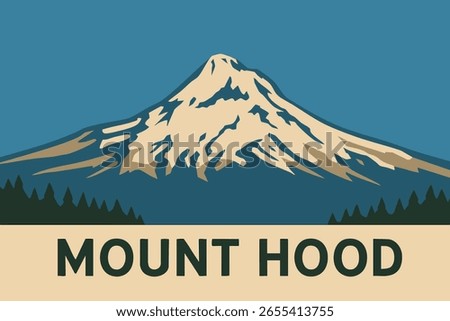 Mount Hood offers breathtaking panoramic views, where snow-capped peaks rise against a vast, rugged landscape.