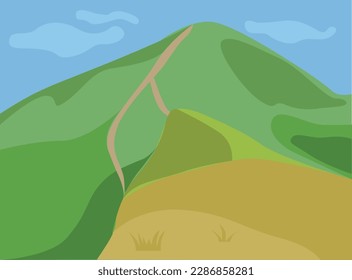Mount Hoverla in the Carpathians in Ukraine
