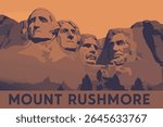 Mount Rushmore’s iconic presidential monument carved into granite offers visitors a glimpse into American history and impressive outdoor landscapes in South Dakota