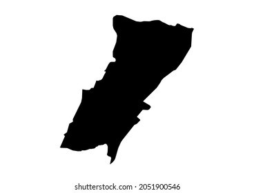 Mount Lebanon-Mohafazat Mont-Liban-Lebanon map, fully editable detailed vector map of Mount Lebanon-Mohafazat Mont-Liban-Lebanon . The file is suitable for editing and printing of all sizes.